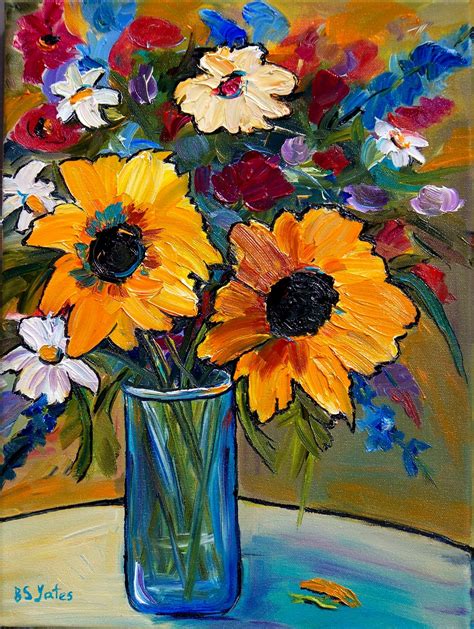 Bsyates Art A Sometimes Daily Painting Journal Sunflowers And