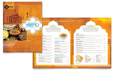 restaurant brochure design examples  inspiration