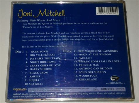 VCD Joni Mitchell Painting With Words And Music GUDANG MUSIK SHOP