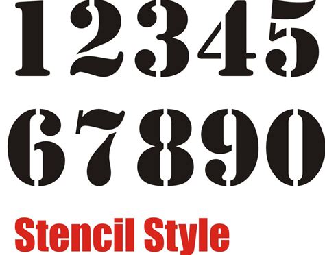 Related Keywords And Suggestions For Old English Number Stencils
