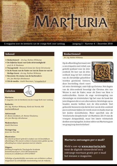 Marturia 4 By St Evangelische Theologische Academie Issuu