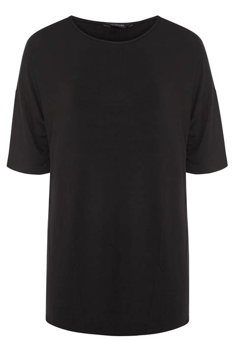 Black Oversized T Shirt Yours Clothing