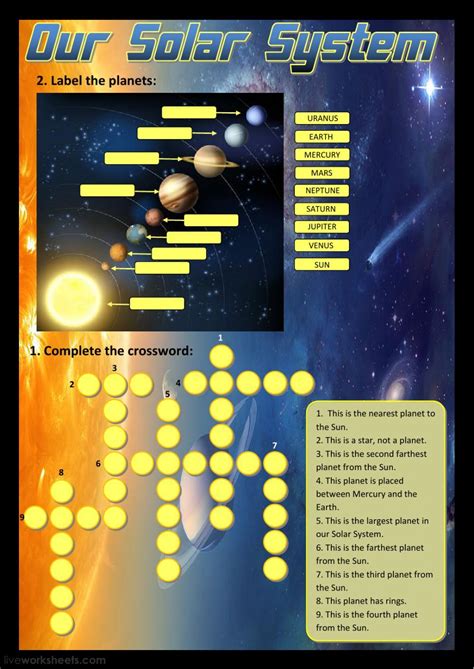 Our Solar System Interactive And Downloadable Worksheet You Can Do The
