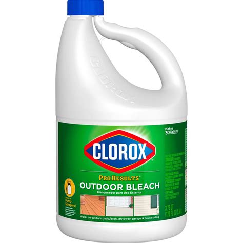 Clorox 120 Oz Proresults Concentrated Outdoor Bleach 4460030799 The