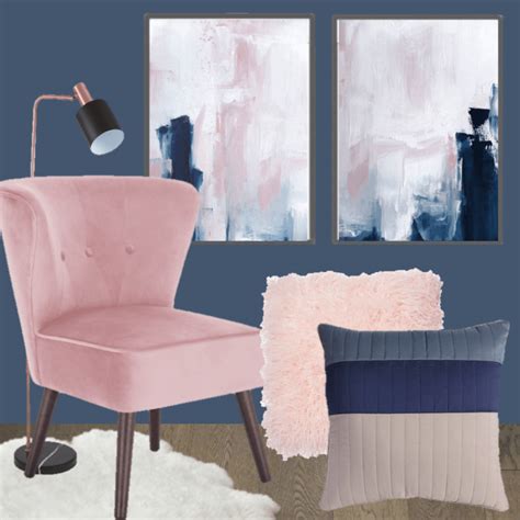 Navy Blue And Pink Bedroom Inspiration Dream Of Home Blue And Pink