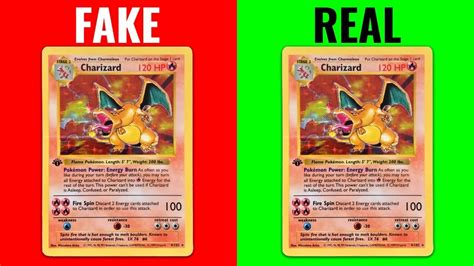 How To Spot FAKE Charizard Pokemon Card On Ebay YouTube