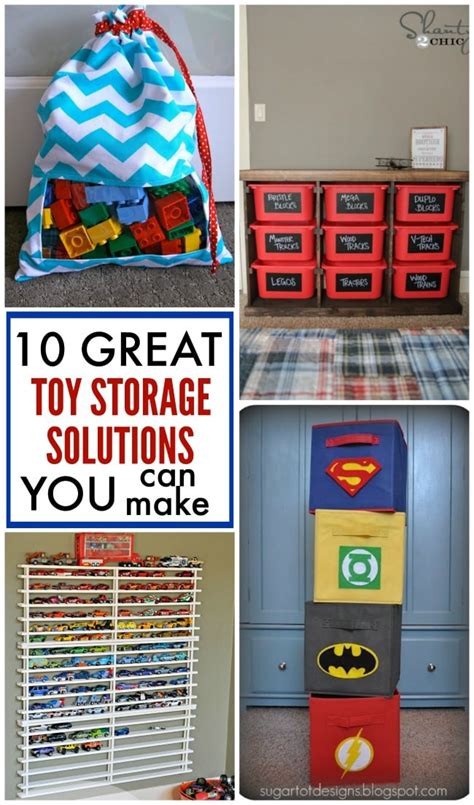 Toy Storage Solutions That You Can Make Design Dazzle