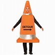 Halloween Traffic Cone Adult Costume - Walmart.com