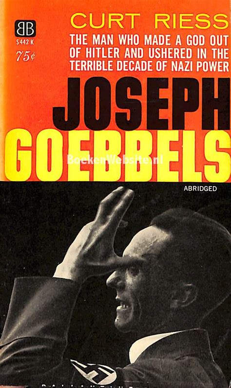 Joseph Goebbels Riess Curt BoekenWebsite Nl