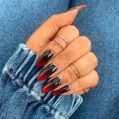 These Nail Designs Prove Black And Red Are The Best Combo