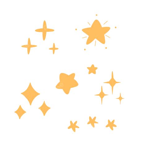 Sparkles Star Starlight Luminous Twinkle Decoration Sparkles Golden