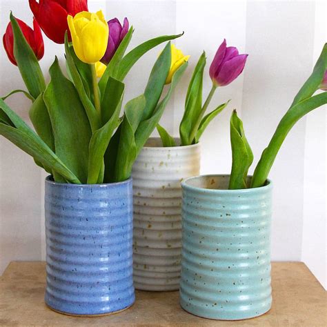 Handmade Ceramic Vase By Emily Doran Pottery