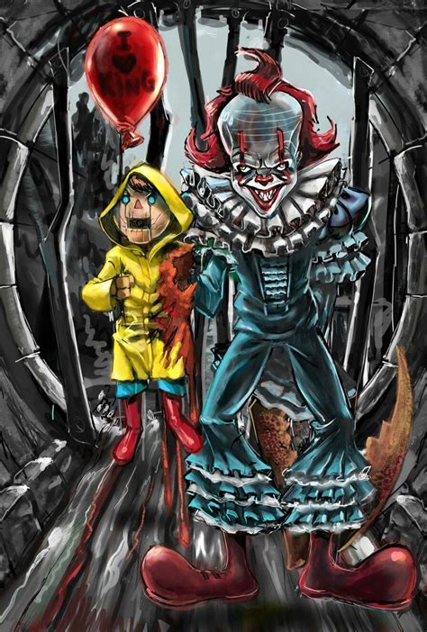 Pennywise And Georgie Horror Movie Icons Horror Movie Art Stephen King Movies