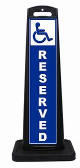 Portable Reserved Parking Signs