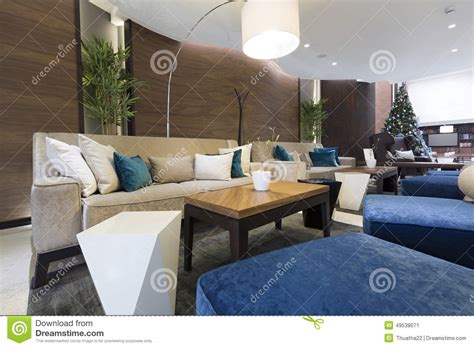Interior Of A Hotel Lobby Cafe Stock Image Image Of Dinning