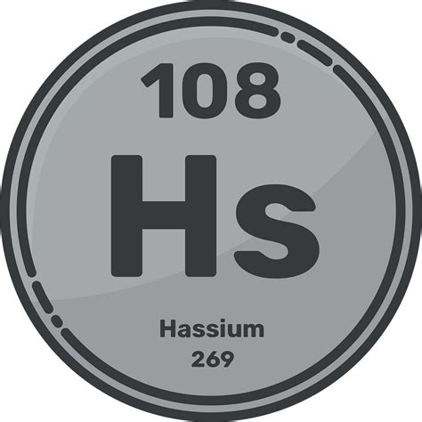 Hassium Element Clipart Free Download Transparent Png Creazilla