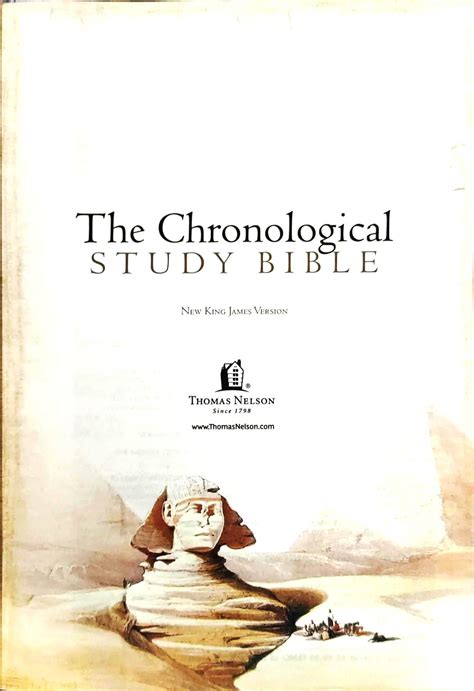 Nkjv Chronological Study Bible Explore Gods Word In Chronological