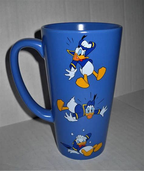 Disney Store Donald Duck Large Mug Cup Blue Disneyana Mugs Mug Cup