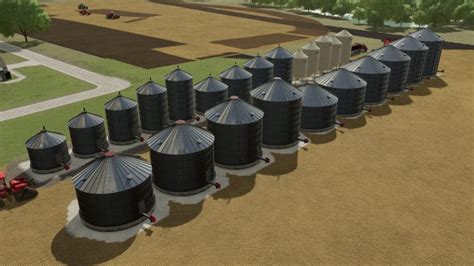 Meridian Grain Bin Pack Fs Mod Mod For Farming Simulator Ls