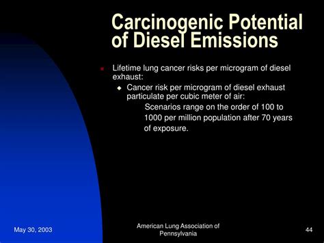 Ppt Health Effects Of Diesel Exhaust Powerpoint Presentation Free