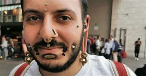 Body Modification Fan Gets 70 Piercings Including 41 On His Genitals Daily Star