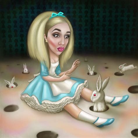 Alice In Wonderland Portrait From Your Photo Alice Art Etsy