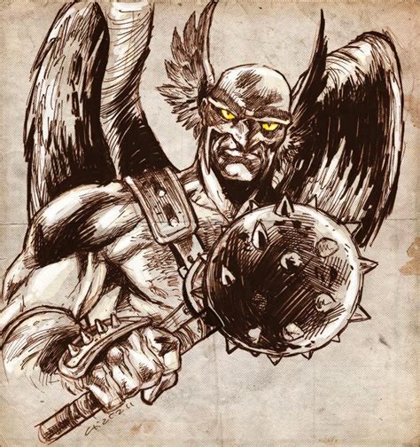 Hawkman Sketch By Dichiara On Deviantart Hawkman Dark Horse Comics