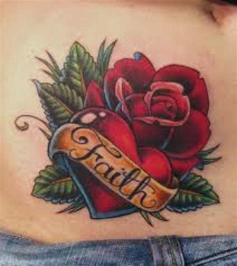 Heart And Rose Tattoos And Designs Heart And Rose Tattoo Ideas