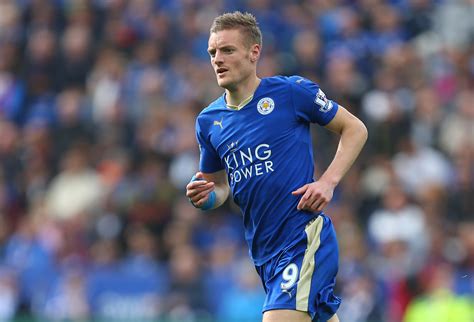 Leicester city the champions collecting the league 1 trophy against scunthorpe. Leicester City: Jamie Vardy shouldn't leave for Arsenal