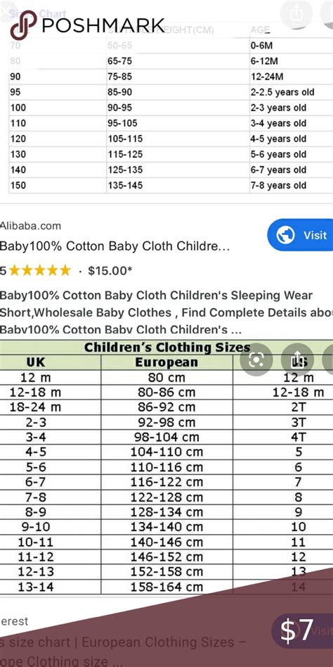 European Clothing Size Comparison Chart In 2020 European Outfit