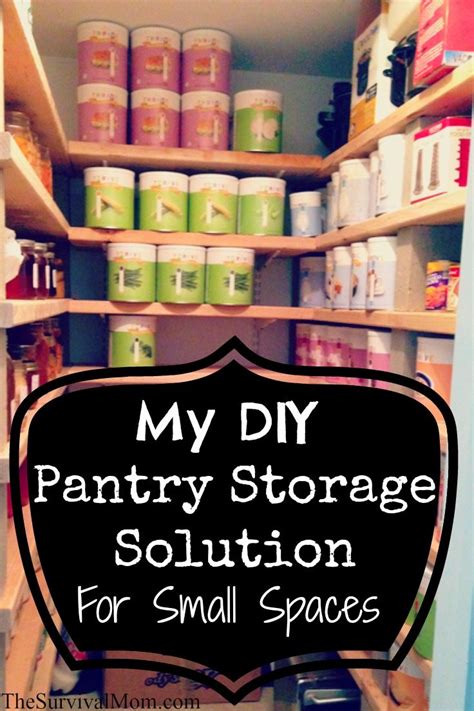 Maybe you would like to learn more about one of these? My DIY Pantry Storage Solution for Small Spaces - Survival Mom