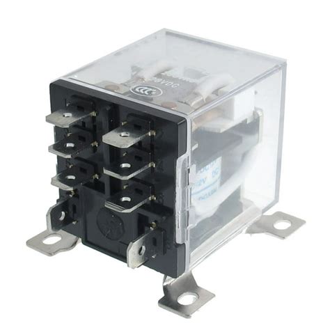 Jqx 12f 2z Dc 12v 30a 8 Pin Electromagnetic Power Relay Dpdt 2 No 2 Nc