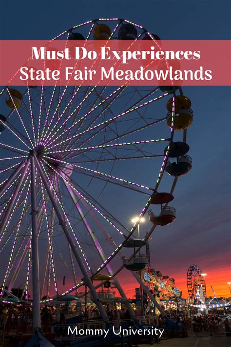 Must Do Experiences At The State Fair Meadowlands Mommy University