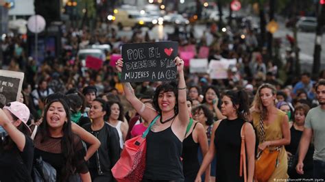 Manifestación En México Por La Violencia Contra Las Mujeres Dw 17 08 2019