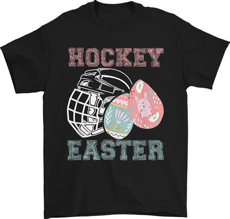 Easter Hockey Lover Eggs Bunnies Goalie Hockey Goalkeeper T