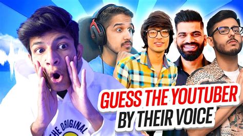 guess the youtuber by their voice challenge 😱 youtube