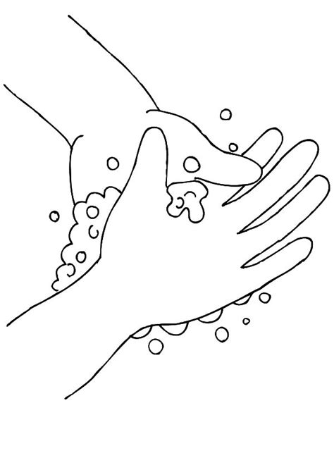 If this happens you will still see traces of the color. Washing Hands Coloring Pages - Best Coloring Pages For Kids
