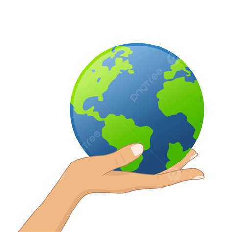 Hand Holding Earth Vector Hand Holding Earth Png And Vector With