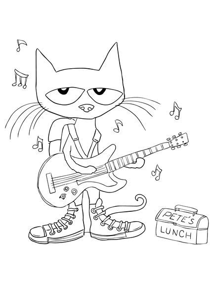 Currently there are more than 60 pedro's cat books with more being released each year. Pete the Cat Rocking in my School Shoes Coloring page ...