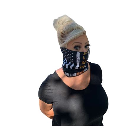 Ladies Face Mask The Thin Brown Line
