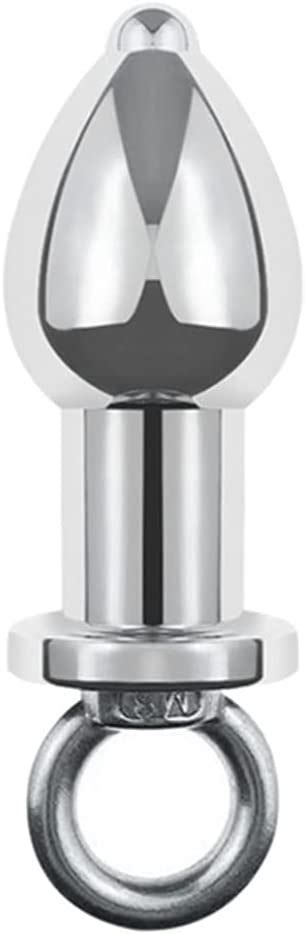 jxymx metall analplug mit ring edelstahl kleiner buttplug anal tunnel mit abnehmbar Öse plug
