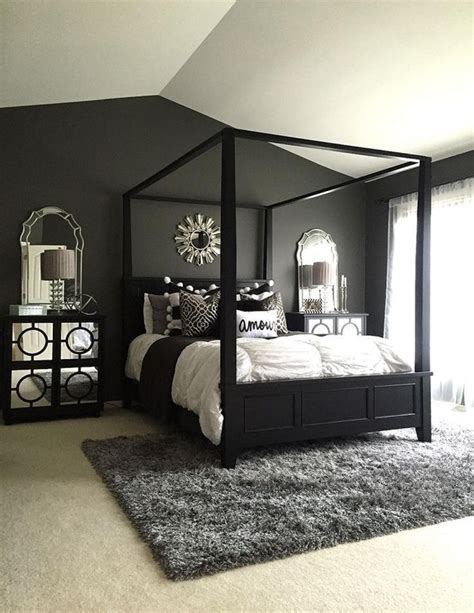 Simple Black Bedroom Canopy Decorating Ideas Ad Black Master Bedroom