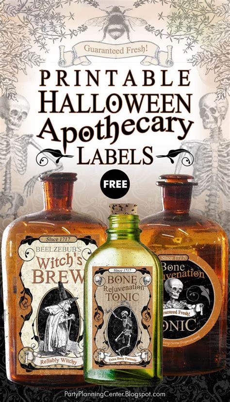 Printable Apothecary Labels Free