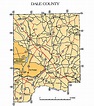 Dale County & Historical Alabama Maps