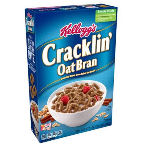 Kelloggs Cracklin Oat Bran Cereal 17 Oz Qfc