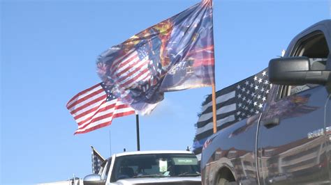 Drive For 45 And American Heroes Parade Honors Veterans And President