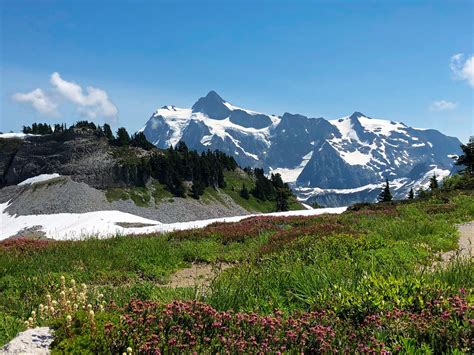 Mount Baker Wilderness Ptarmigan Ridge Trail Cascade National Park