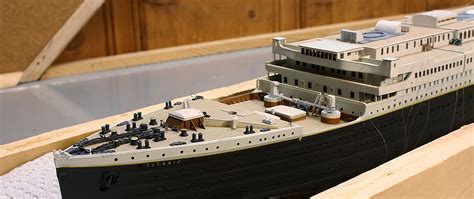 Titanic At Cherbourg The Build 1350 Scale Minicraft Titanic Model