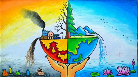 Environment Day Drawing Stop Pollution Painting YouTube