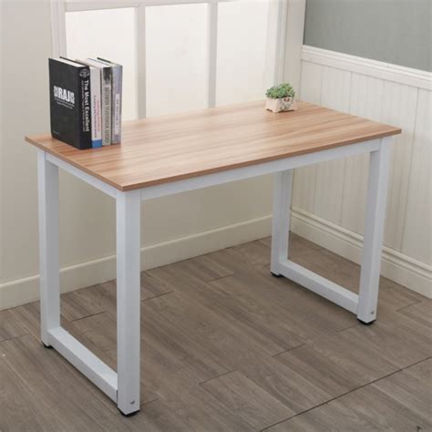 Urhomepro Corner Computer Desk Home Office Desk With Wood Desktop